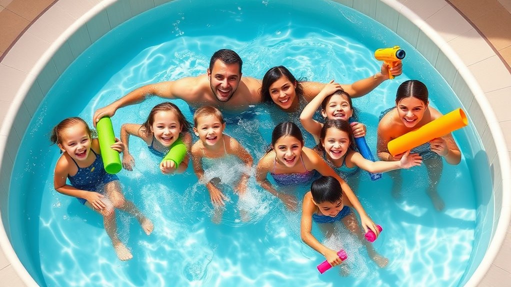 swim spa family activities