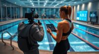 tech enhanced swimming workouts