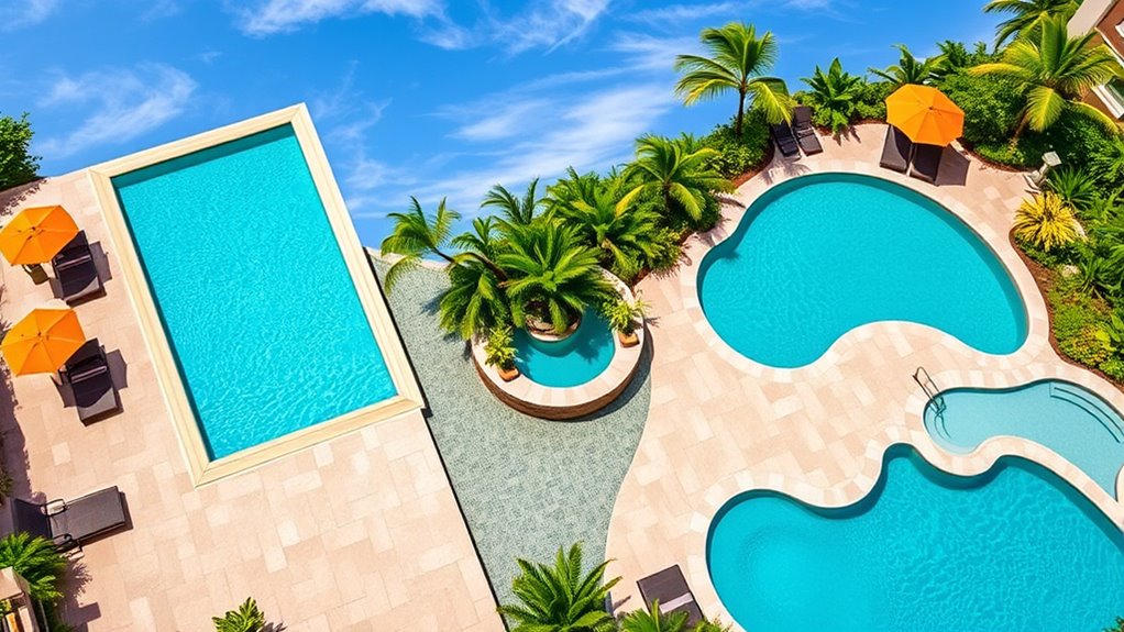 types of pool designs