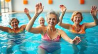 water exercise promotes aging health