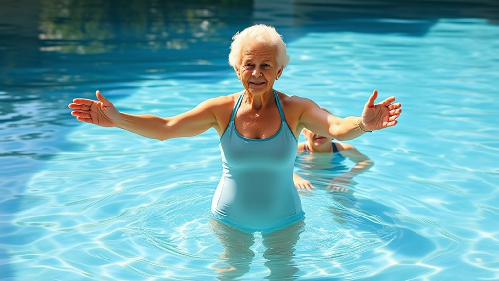 water resistance enhances joint mobility
