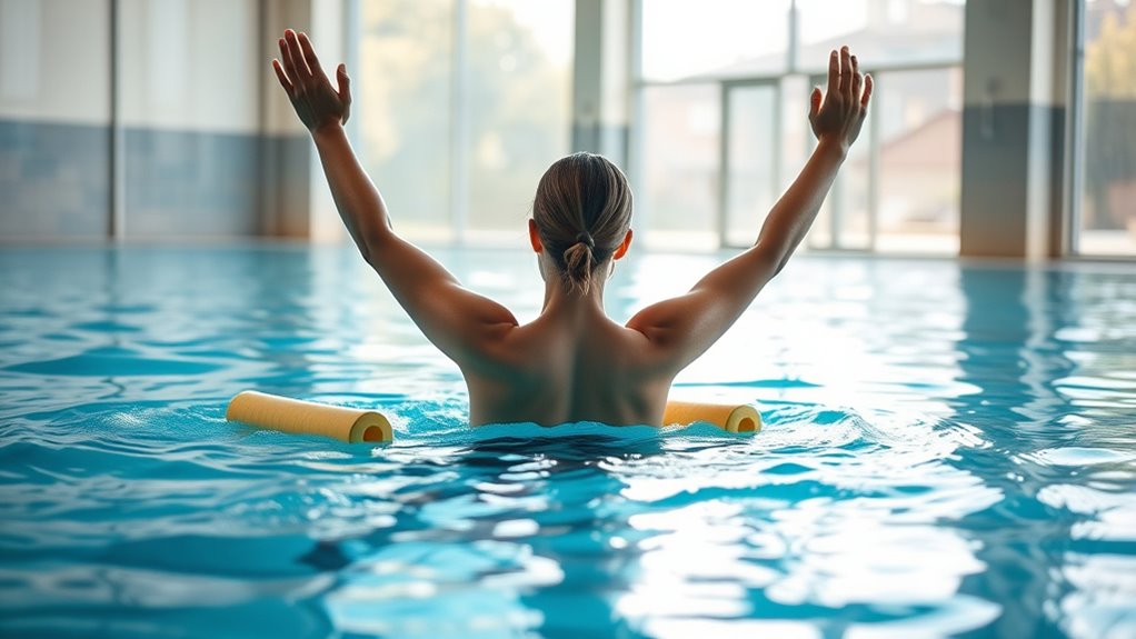 water workouts ease back