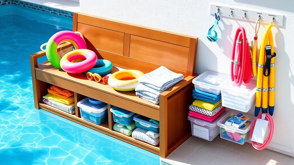 weatherproof pool storage solutions