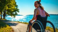wheelchair to water rehabilitation