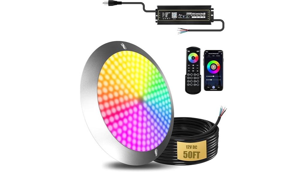 10 inch rgb pool lights