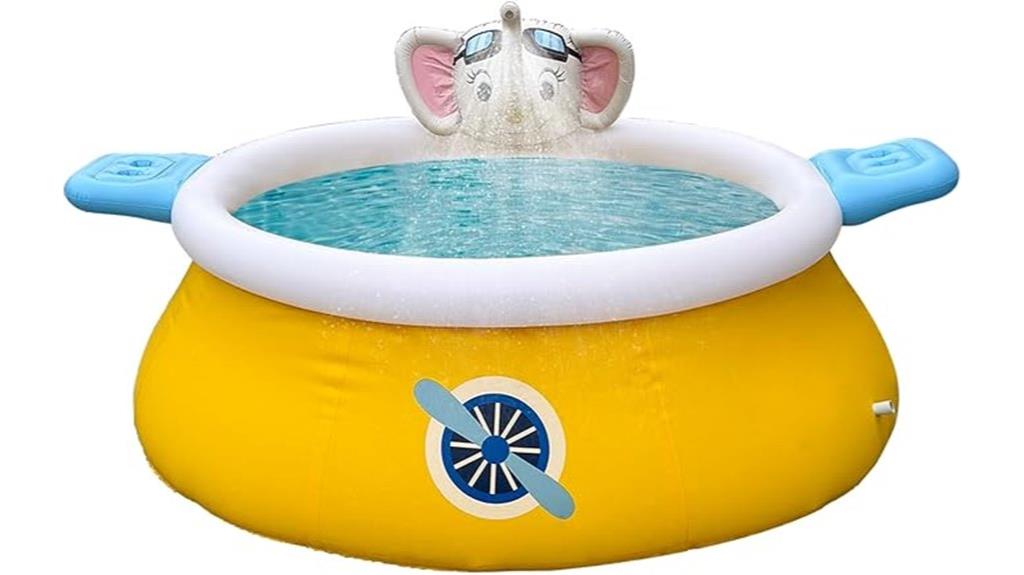 10ft inflatable pool