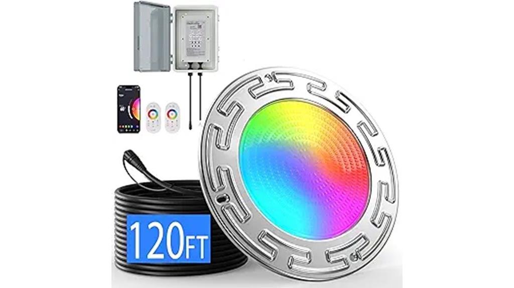 120ft wifi pool lights