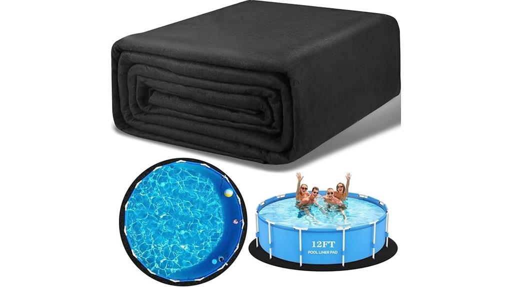 12 foot pool liner pad