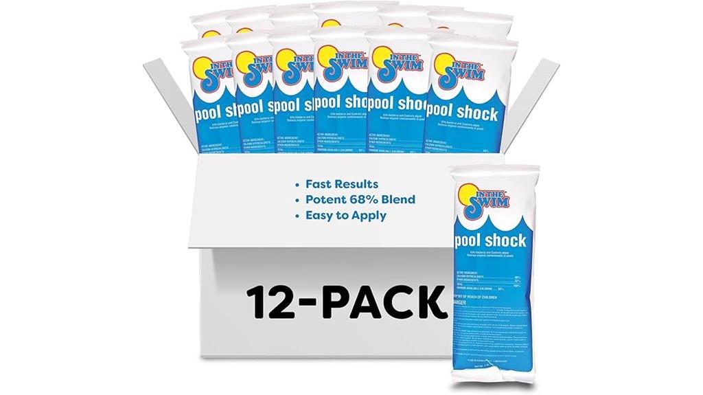 12 pound granular pool shock