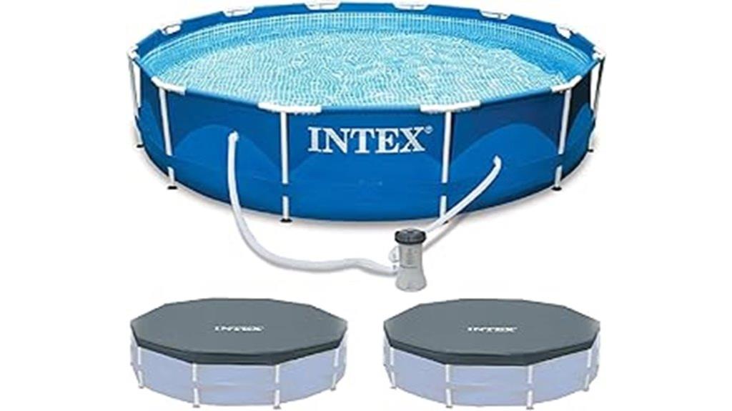 12ft round pool set