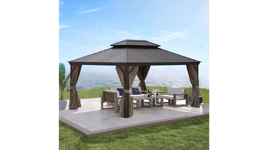 12x16ft aluminum gazebo