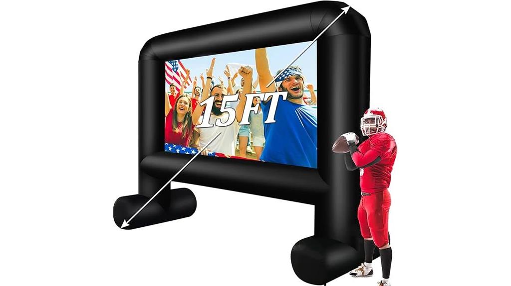 15ft inflatable movie screen