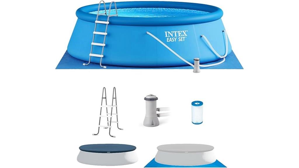 15ft x 48in inflatable pool