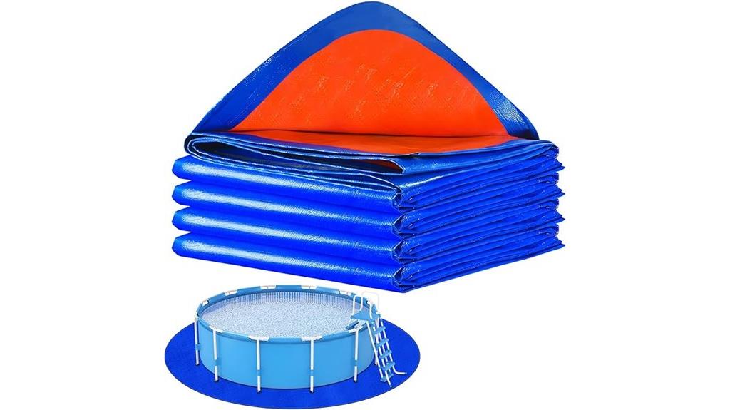 18 foot puncture resistant pool tarp