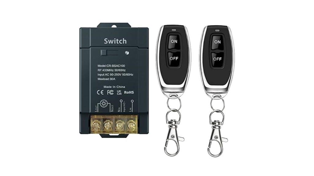 433mhz remote appliance control