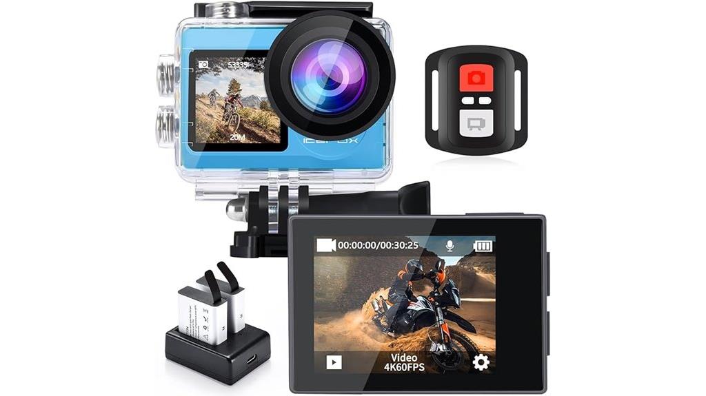 4k waterproof action camera