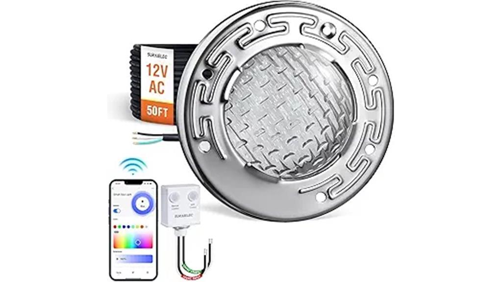 6 inch inground pool light