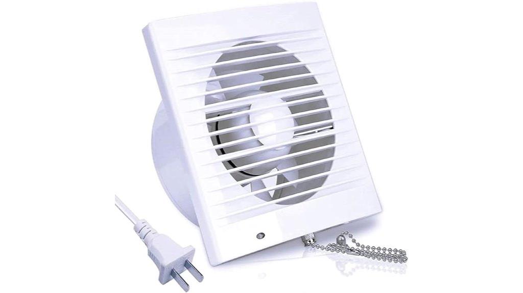 6 inch wall mounted fan