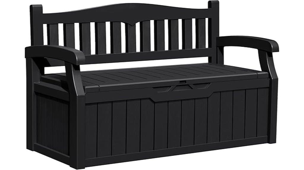80 gallon outdoor storage bench