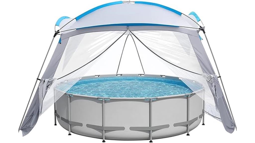 above ground pool dome