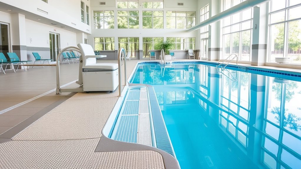 accessible safety pool access