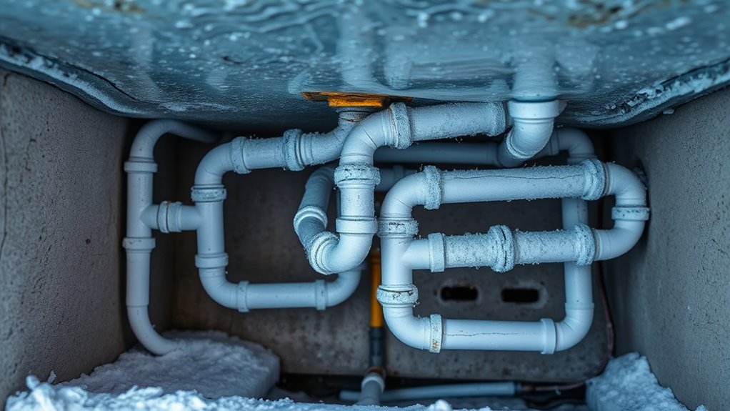 add antifreeze to pipes