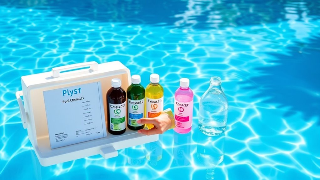 adjust chemical balance properly