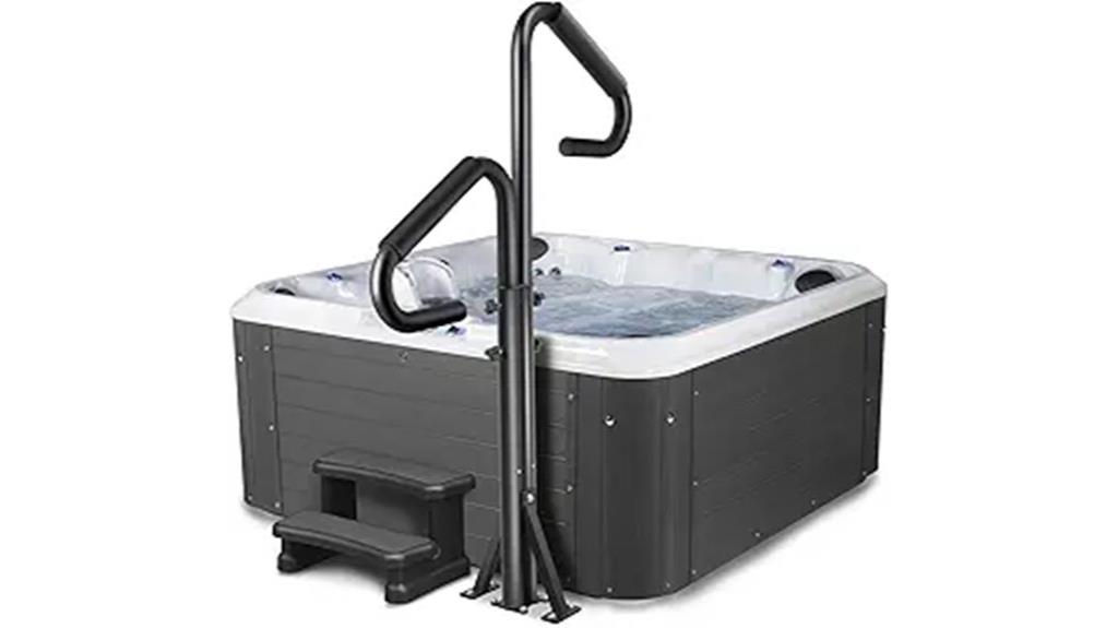 adjustable 360 hot tub rails