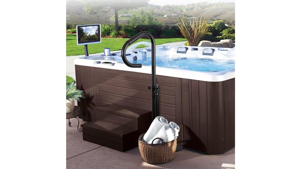 adjustable 360 spa handrail