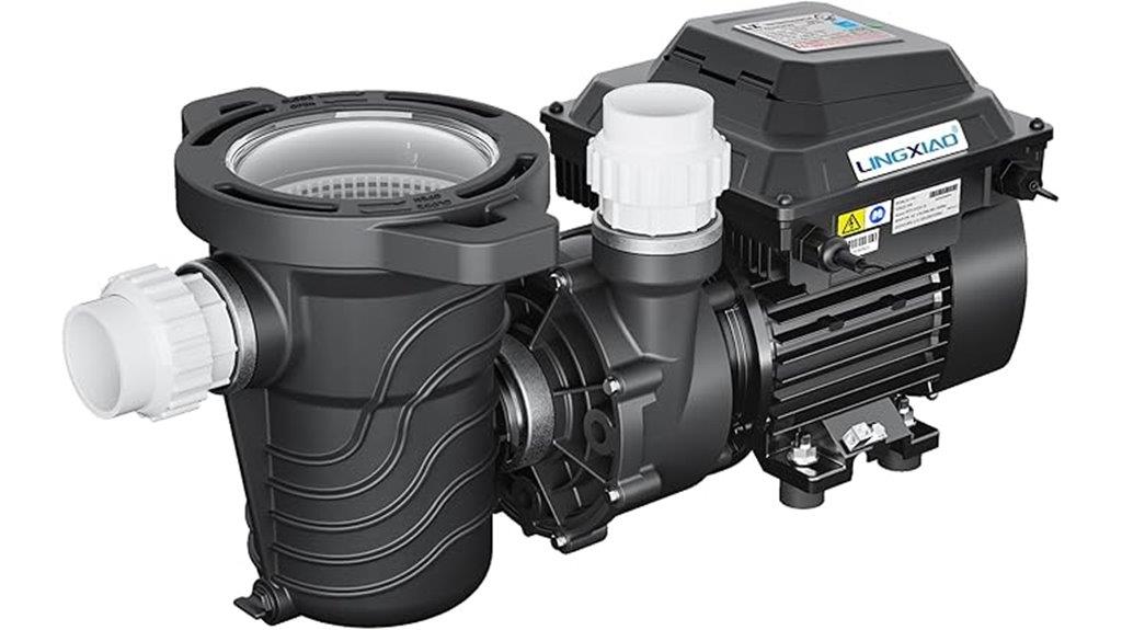 adjustable above ground pump