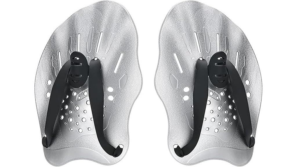 adjustable hand swim paddles