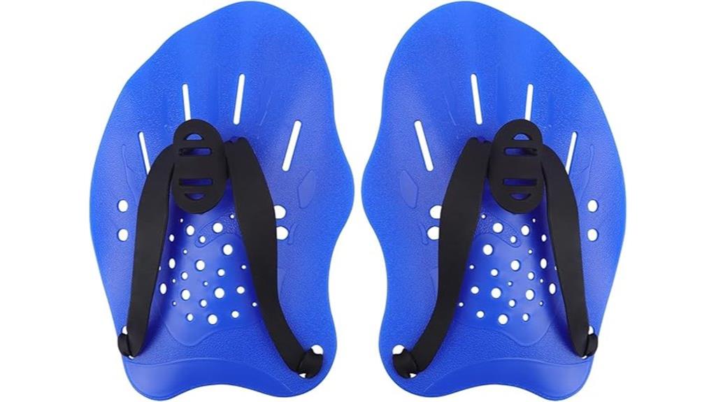 adjustable lap swimming paddles