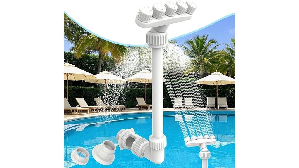 adjustable pool fountain