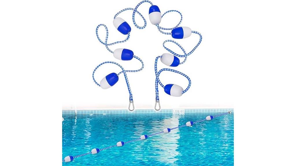 adjustable pool safety rope