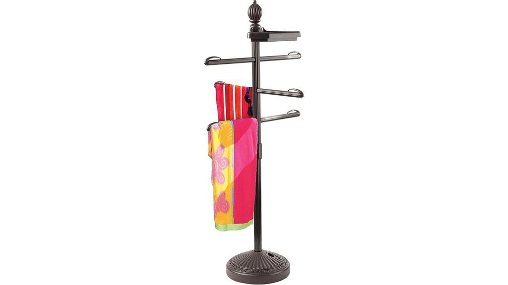 adjustable pool towel holder