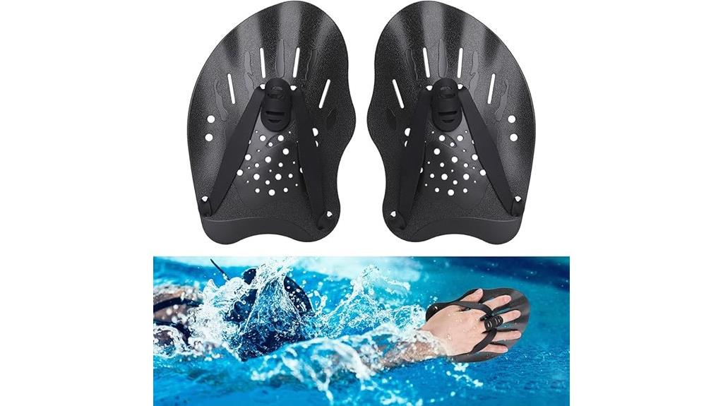 adult and junior swimming paddles