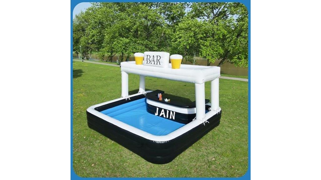 adult inflatable pool bar