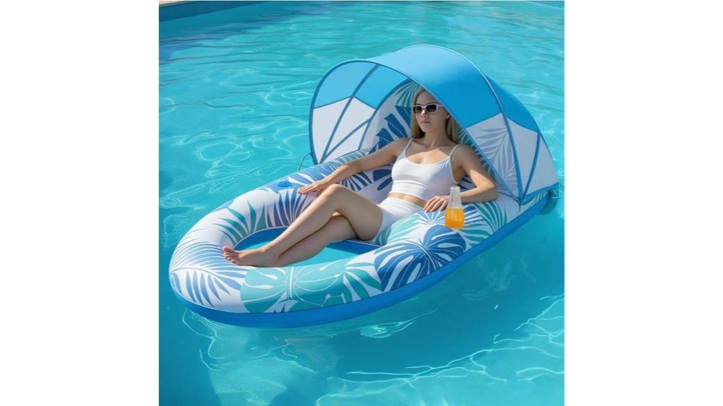 adult pool float canopy
