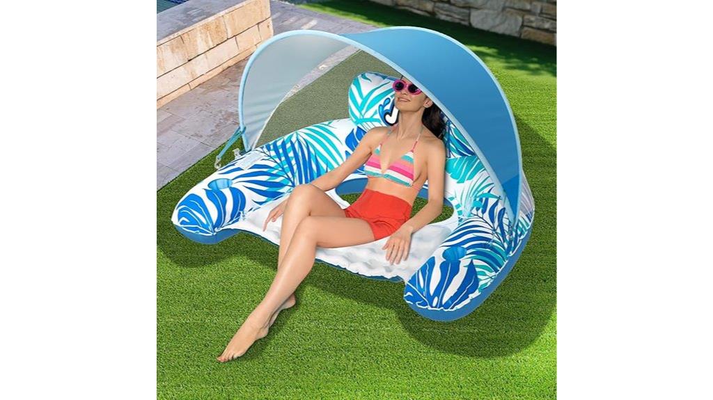 adult pool float canopy