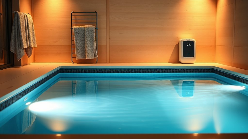 affordable endless pool heating
