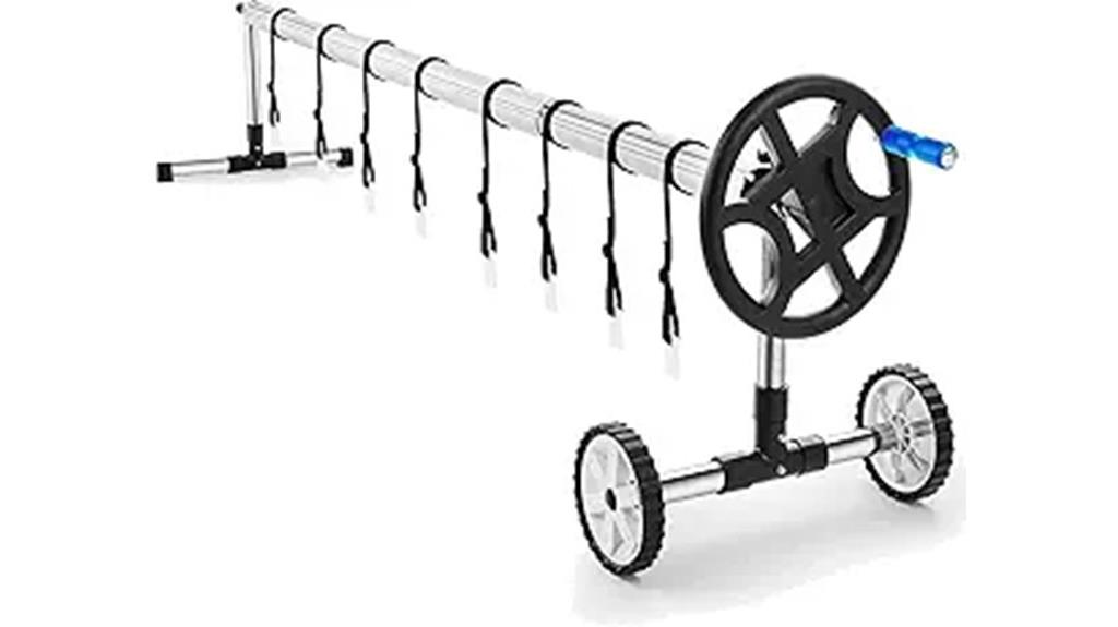 aluminum blue pool reel