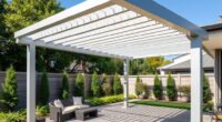 aluminum louvered pergola systems