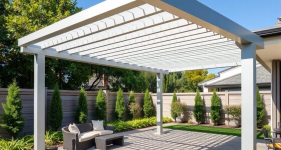 aluminum louvered pergola systems