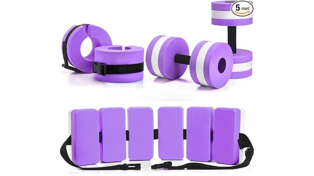 aquatic exercise weight set