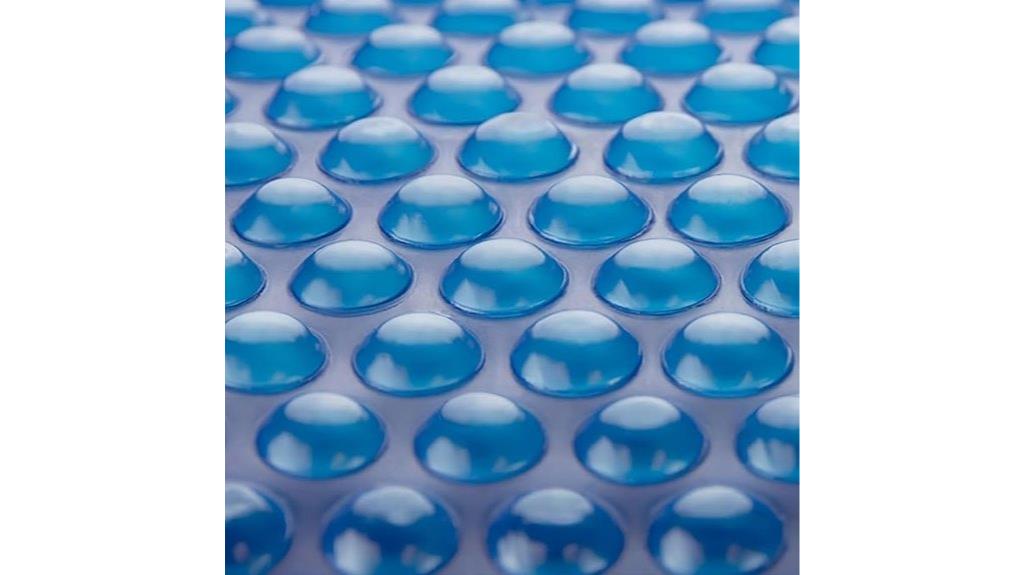blue rectangular solar cover