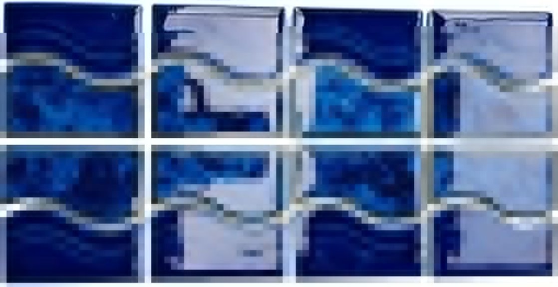 blue wavy marble tile