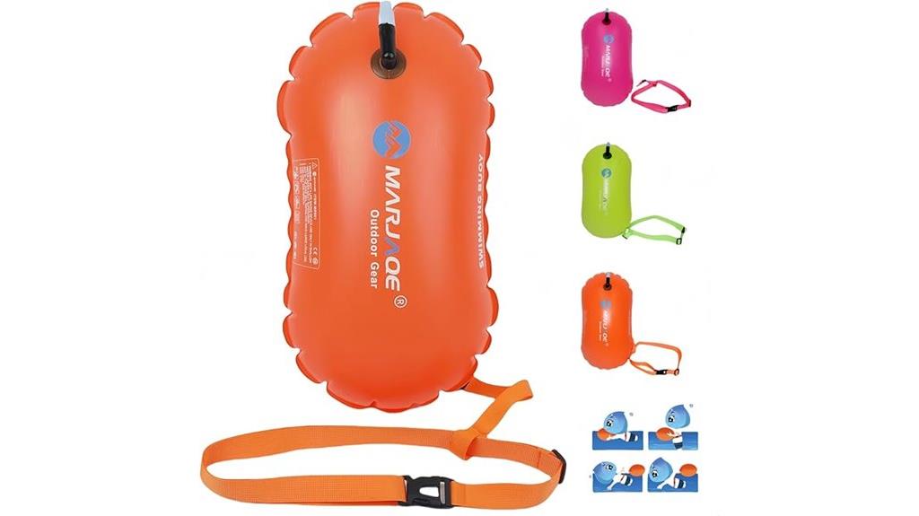 bright lightweight swim buoy