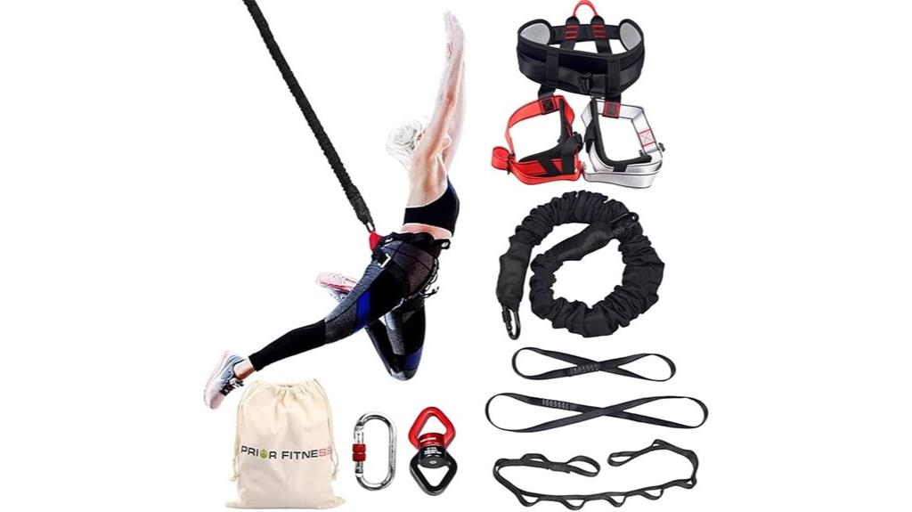 bungee fitness equipment set