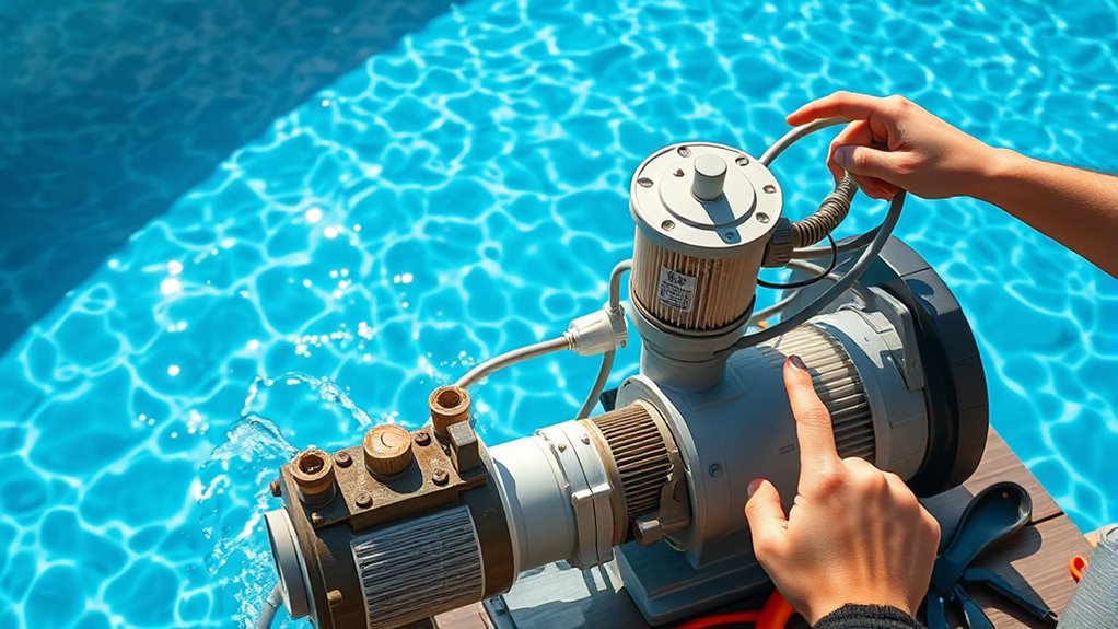 check filter and pump