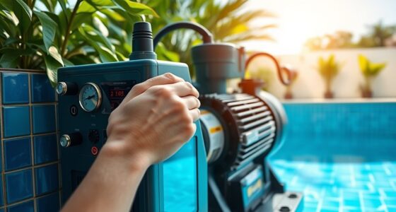 check pool pump timing